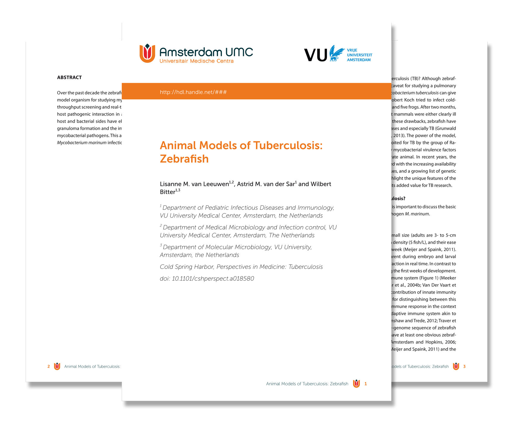 Artikelen in Vrij Universiteit Amsterdam stijl